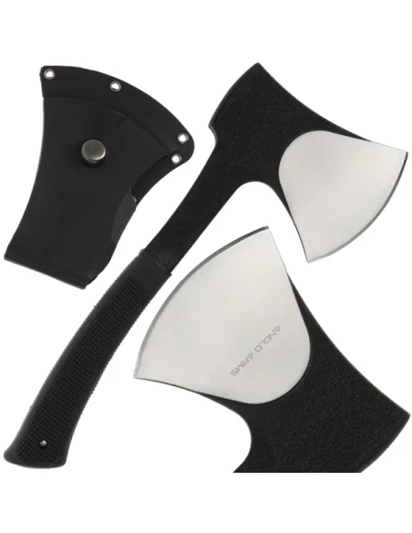 Anglo Arms 11,4" Axt with Rubber Handle and ABS Sheath-Outdoor-JJ-Fishing