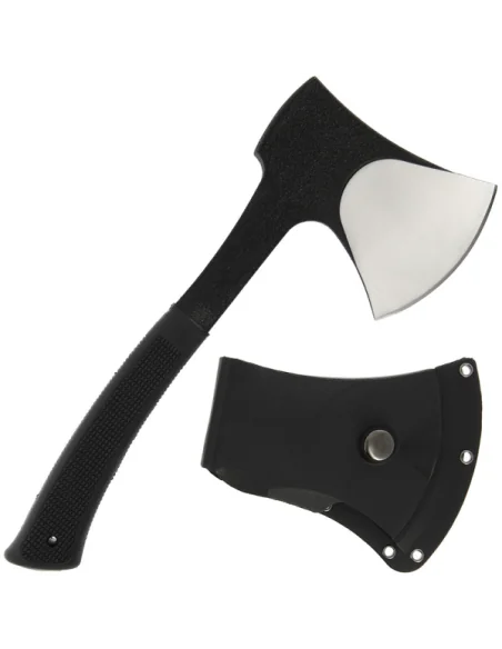 Anglo Arms 11,4" Axt with Rubber Handle and ABS Sheath-Outdoor-JJ-Fishing