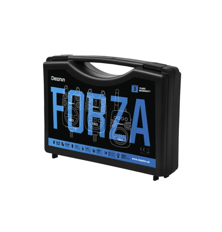 Delphin Forza 4+1 Bissanzeiger Set Bite Alarm-Bissanzeiger & Bobbins-JJ-Fishing