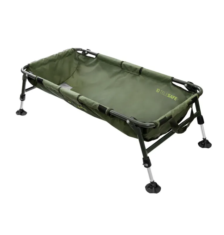 Delphin TeleSafe+ Abhakmatte höhenverstellbare extra robuste Carp Cradle-Abhakmatten & Wiegeschlingen-JJ-Fishing