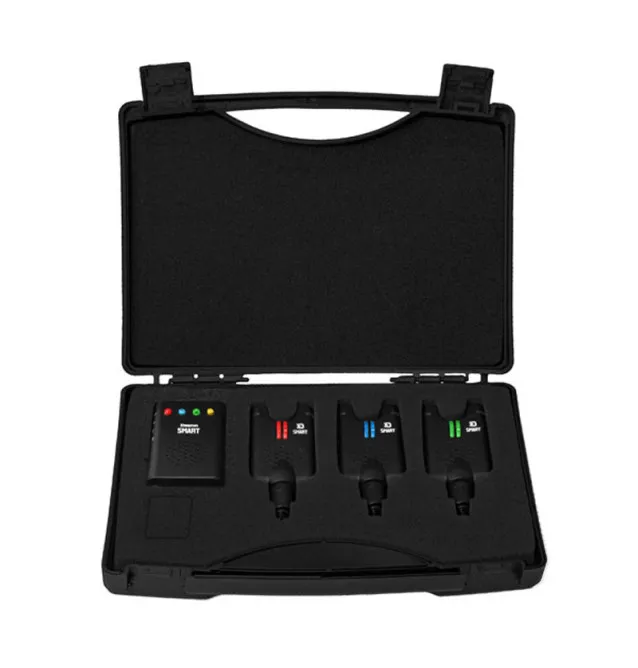 Delphin Smart 3+1 Funk-Bissanzeiger Set mit Transportkoffer-Bissanzeiger & Bobbins-JJ-Fishing