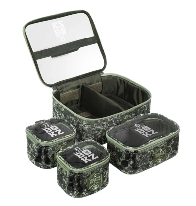 Delphin Space Bokz C2G Camo Taschenset 2xM 1xL 1xXL wasserdichtes Taschen Set Tackle Box-Systemtaschen-JJ-Fishing