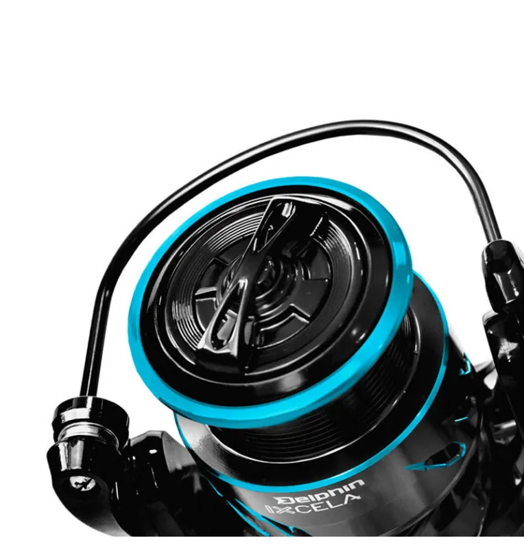 Delphin Ixcela 2T Ultra Light Feeder Fishing Reel Aluminum Case Method Feeder-Front brake rollers-JJ-Fishing
