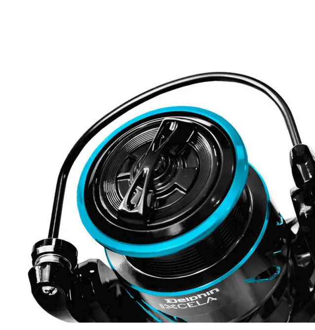 Delphin Ixcela 2T Ultra Light Feeder Fishing Reel Aluminum Case Method Feeder-Front brake rollers-JJ-Fishing