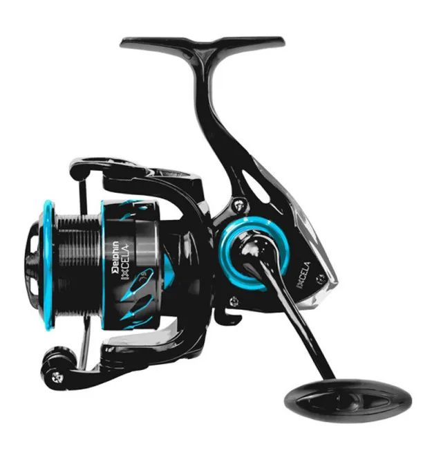 Delphin Ixcela 5T Ultra Heavy Feeder Angelrolle Alugehäuse Method Feeder-Frontbrems-Rollen-JJ-Fishing