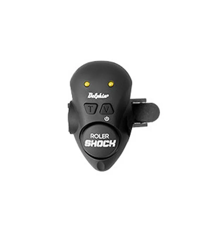 Delphin Roler Shock Wels-Funkbissanzeiger Gelb Vibrationsbissanzeiger Cat Alarm-Bissanzeiger & Bobbins-JJ-Fishing