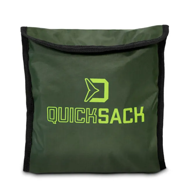 Delphin QuickSack Wiegeschlinge 95cm x 60cm mit Transporttasche Grün Weighting Sling-Abhakmatten & Wiegeschlingen-JJ-Fishing