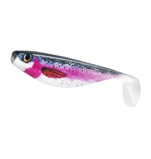 Delphin Bomb! Hypno Gummiköder 3 Stück 9cm 3D Rainbo-Gummifische / Gummiköder-JJ-Fishing