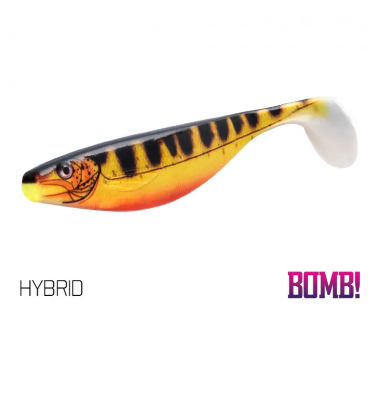 Delphin Bomb! Hypno Gummiköder 3 Stück 9cm 3D Hybrid-Gummifische / Gummiköder-JJ-Fishing