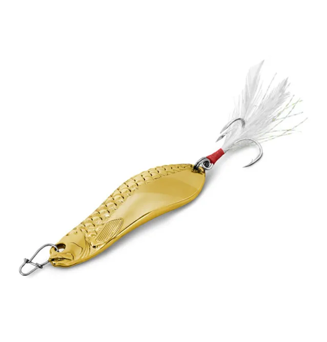 Delphin Mora Löffel Blinker 30g Hakengröße 4 Auro Weitwurf Edition-Blinker / Spinnköder-JJ-Fishing