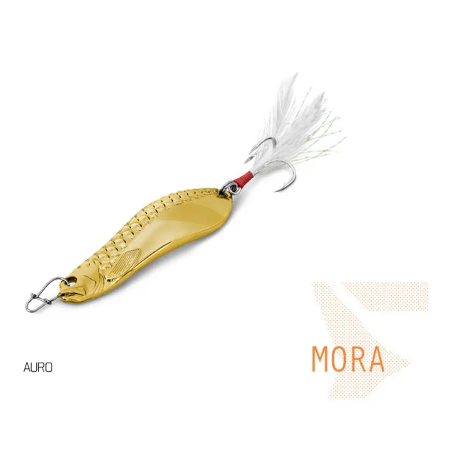 Delphin Mora Löffel Blinker 30g Hakengröße 4 Auro Weitwurf Edition-Blinker / Spinnköder-JJ-Fishing