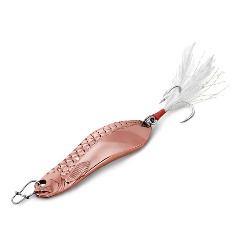 Delphin Mora Löffel Blinker 30g Hakengröße 4 Copper Weitwurf Edition-Blinker / Spinnköder-JJ-Fishing