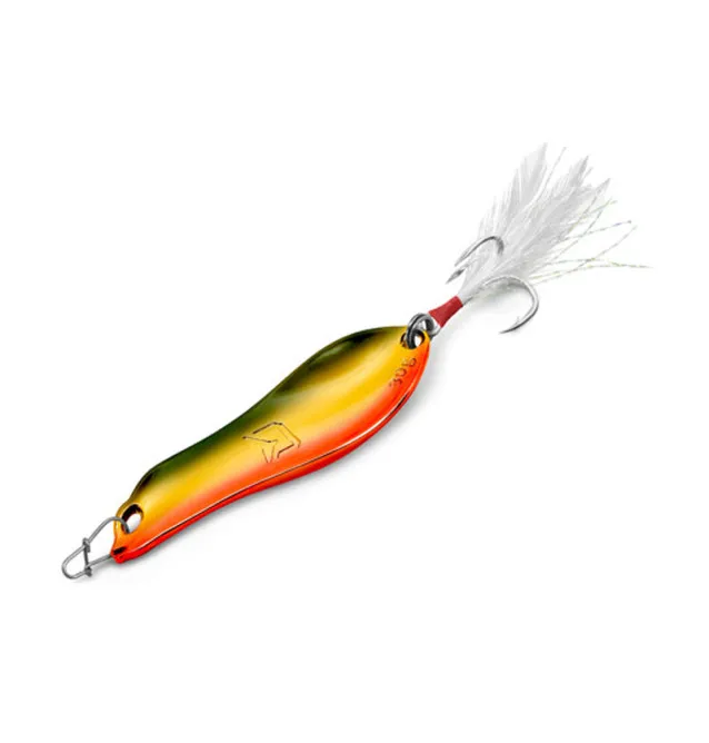 Delphin Mora Löffel Blinker 30g Hakengröße 4 Fire Orange Weitwurf Edition-Blinker / Spinnköder-JJ-Fishing