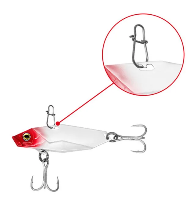 Delphin Tera Vibra-Köder 12g Hakengröße 8 Redface Vibrations Wobbler / Blinker-Blinker / Spinnköder-JJ-Fishing