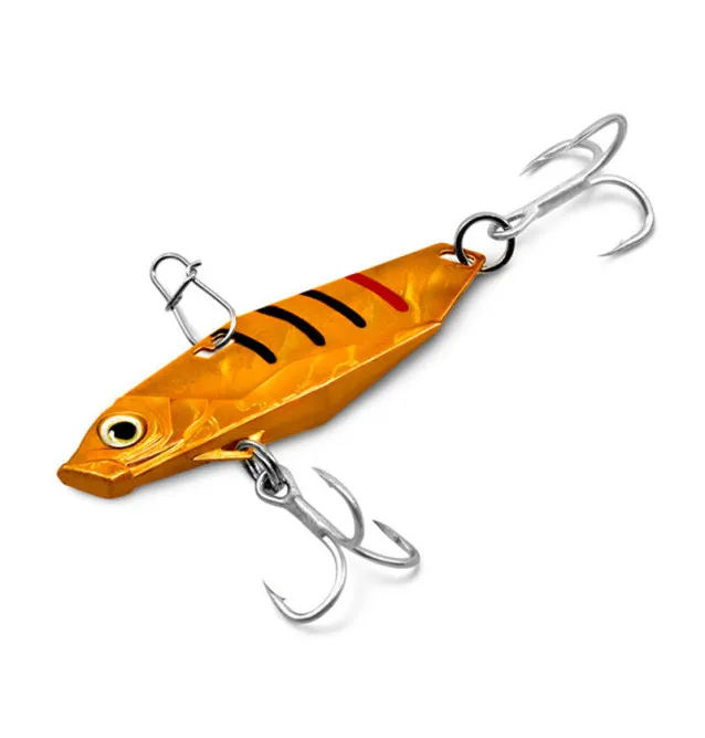 Delphin TERA Vibra-Köder Vibrations Wobbler / Blinker 12g TIGERA Größe 8-Turn signals / spinning baits-JJ-Fishing