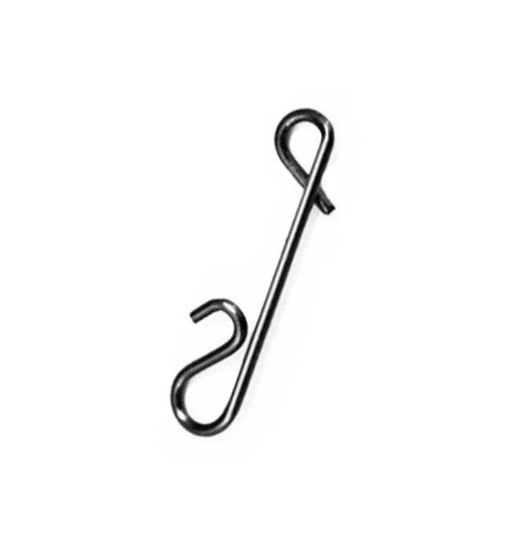 Delphin C-02 Not a knot BN/XS 10Stk. Knotenlos Verbinder Knotless Connector-Swivels-JJ-Fishing