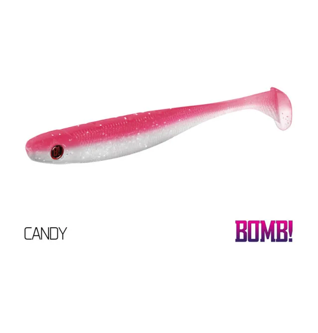 Delphin Bomb! Rippa Gummiköder 5 Stück 10cm 3D Candy-Gummifische / Gummiköder-JJ-Fishing