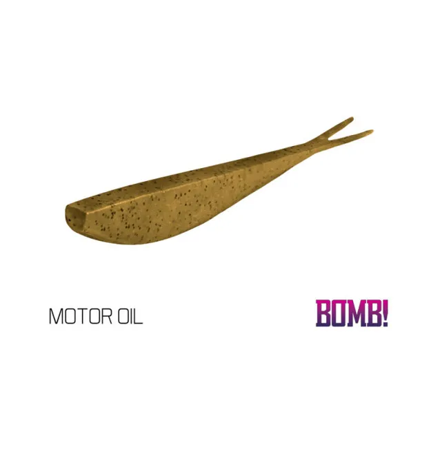 Delphin Bomb! D-Shot Gummiköder 5 Stück 6,5cm Motor Oil-Gummifische / Gummiköder-JJ-Fishing