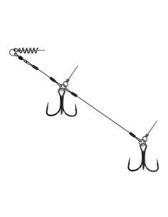 Delphin Bomb! Twisto MultiTrap 1 Stück Hakengröße 2 Länge 10cm Tragkraft 14kg Zusatzdrillings System-Hook & Co-JJ-Fishing