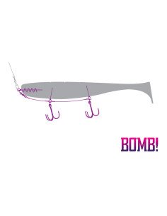 Delphin Bomb! Twisto MultiTrap 1 Stück Hakengröße 2 Länge 10cm Tragkraft 14kg Zusatzdrillings System-Hook & Co-JJ-Fishing 2