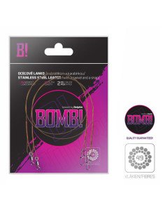 Delphin bomb! Steel leader with shaft and carabiner 2 pieces length 15cm load capacity 5kg Fan-Leader material & mounting acc... 2