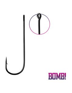 Delphin Bomb! Cheburashka Einzelhaken 5 Stück Größe 1 Barbed Angelhaken-Hook & Co-JJ-Fishing 2