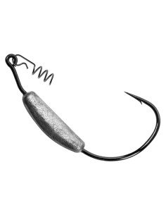 Delphin Bomb! HeavyShank Haken 5 Stück Gewicht 7g Größe 4/0 Offset Raubfischhaken-Hook & Co-JJ-Fishing