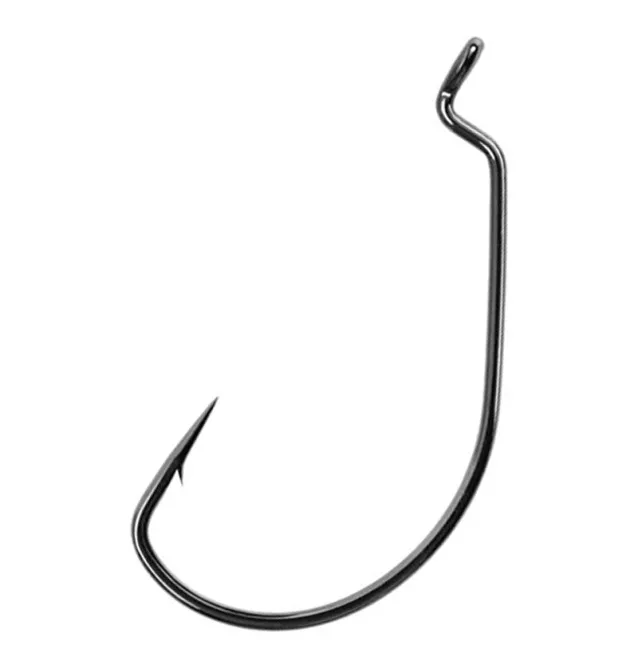 Delphin bomb! OffSpin Hook 5pcs Size 3/0 Barbed Offset Fishing Hook-Hook & Co-JJ-Fishing