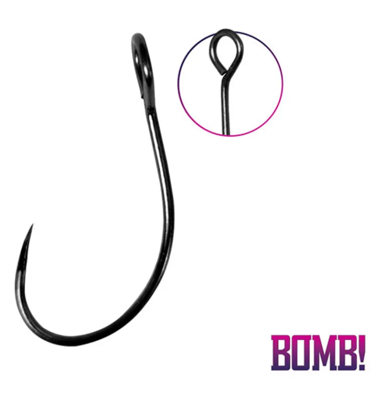 Delphin bomb! HardLure Single Hook 10 Pieces Size 10 Barbless Hook-Hook & Co-JJ-Fishing