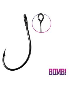 Delphin Bomb! HardLure Einzelhaken 10 Stück Größe 8 Barbed-Hook & Co-JJ-Fishing 2