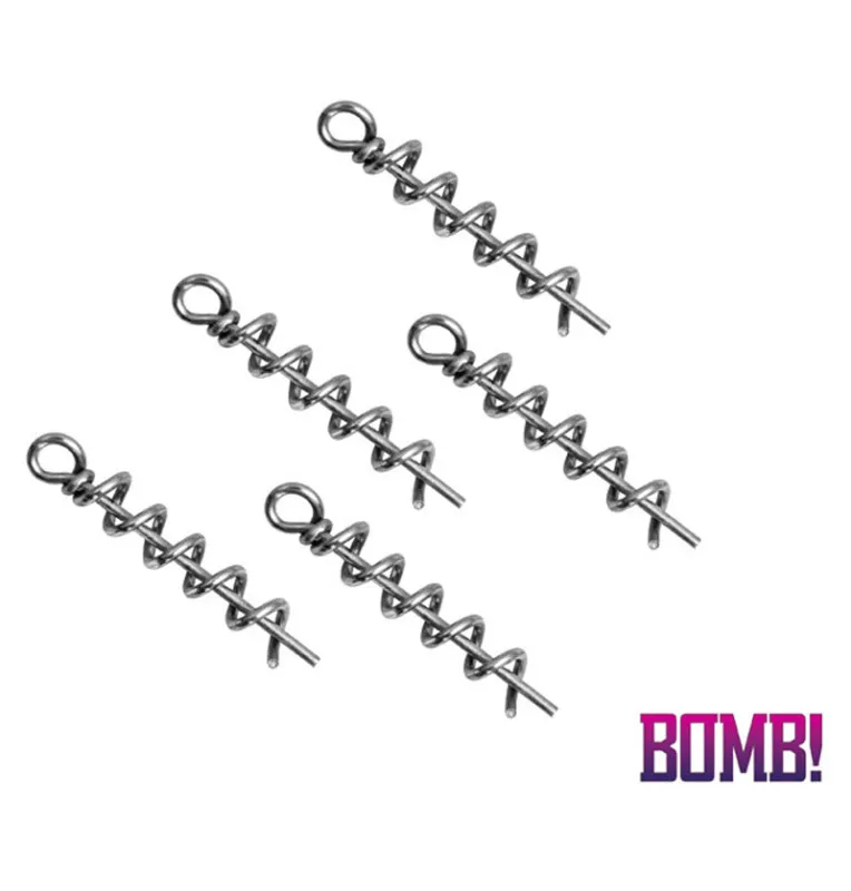 Delphin Bomb! Twisto O-Lock 5 Stück Snap-Vorfachmaterial & Montage-Zubehör-JJ-Fishing