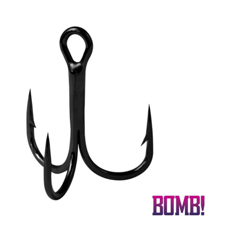 Delphin Bomb! Drillingshaken 6 Stück Größe 1 Barbed MultiHook Triple-Hook & Co-JJ-Fishing