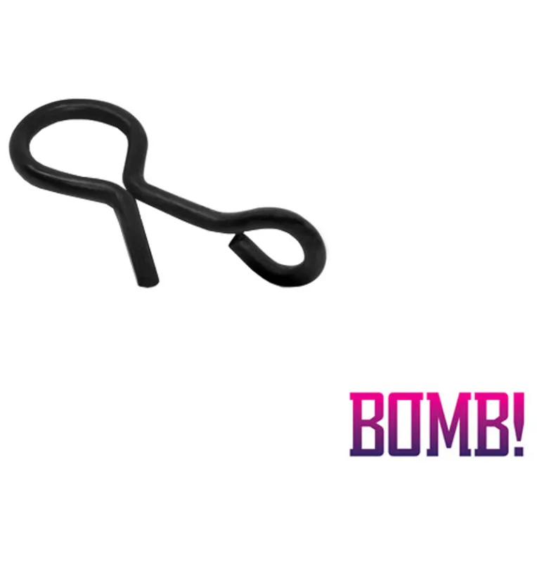 Delphin Bomb! Chain Snap Schnellkupplung 15 Stück Größe S Tragkraft 1,5kg Schnellwechselwirbel-Swivels-JJ-Fishing