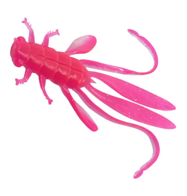 Delphin Manya Nymfa UVs 5 Stück Länge 10,5cm Candy Active Salted Gummiköder-Gummifische / Gummiköder-JJ-Fishing