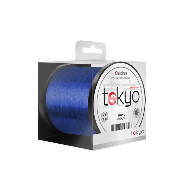 Delphin Tokyo Mono Line Blue 600m 0,28mm 14lb/6,4kg monofile Angelschnur-Schnüre-JJ-Fishing