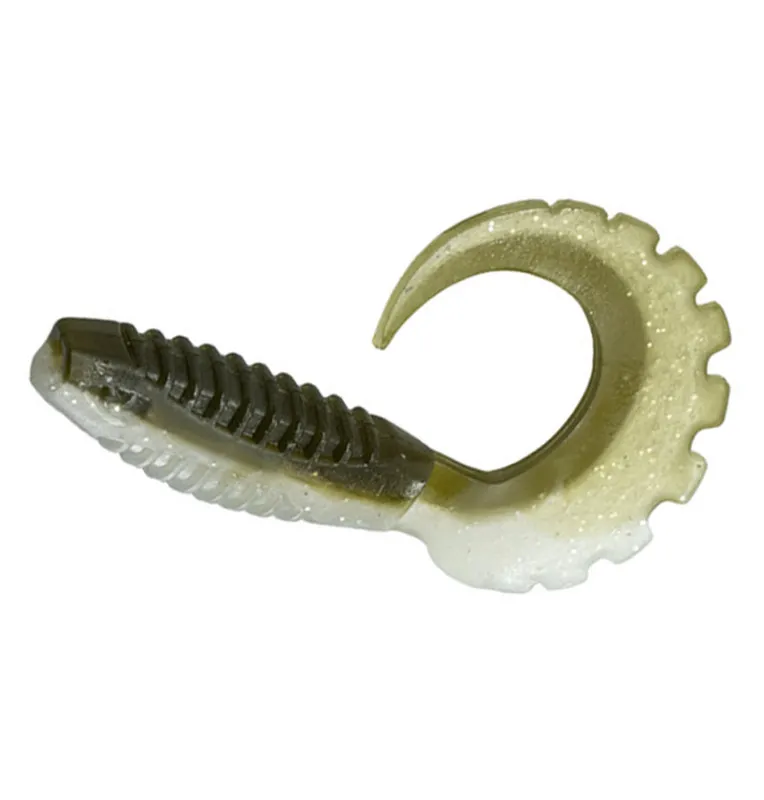 Delphin Twista UVs 5 Stück Länge 8cm Booty Active Salted Gummiköder-Gummifische / Gummiköder-JJ-Fishing