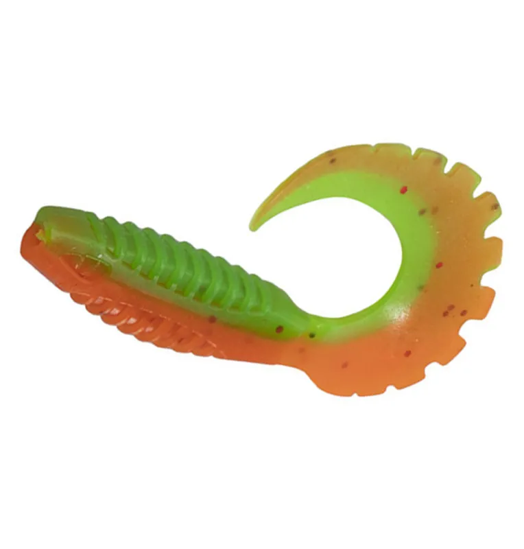 Delphin Twista UVs 5 Stück Länge 8cm Disco Active Salted Gummiköder-Gummifische / Gummiköder-JJ-Fishing