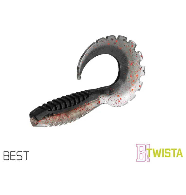Delphin Twista UVs 5 Stück Länge 8cm Best Active Salted Gummiköder-Gummifische / Gummiköder-JJ-Fishing