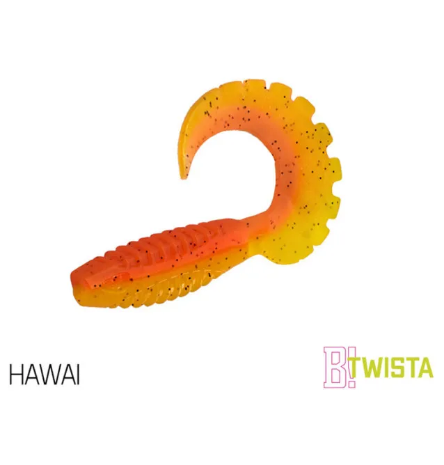 Delphin Twista UVs 5 Stück Länge 8cm Hawai Active Salted Gummiköder-Gummifische / Gummiköder-JJ-Fishing