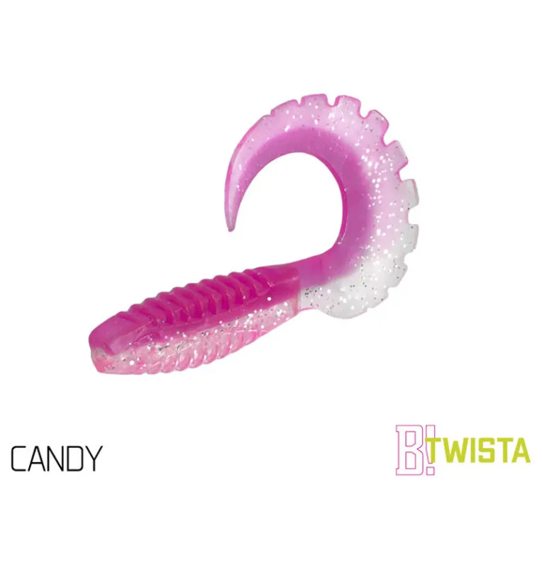 Delphin Twista UVs 5 pieces length 10cm Candy Active Salted rubber baits-Rubber fish / rubber baits-JJ-Fishing