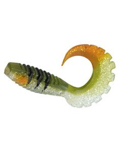 Delphin Twista UVs 5 Stück Länge 10cm Agresor Active Salted Gummiköder-Gummifische / Gummiköder-JJ-Fishing