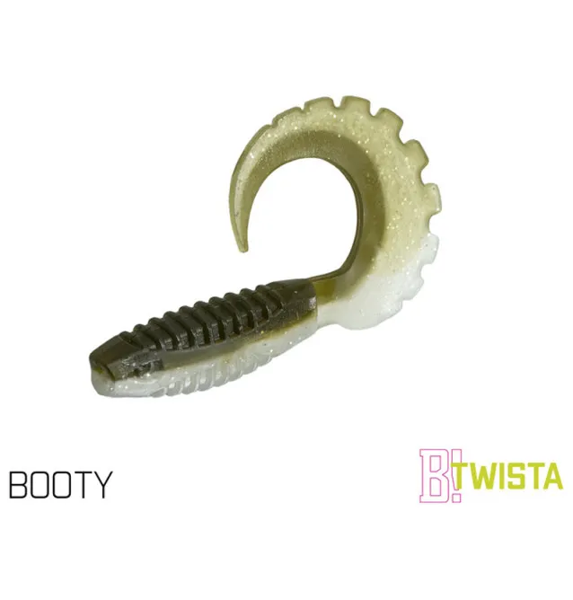 Delphin Twista UVs 5 Stück Länge 10cm Booty Active Salted Gummiköder-Gummifische / Gummiköder-JJ-Fishing