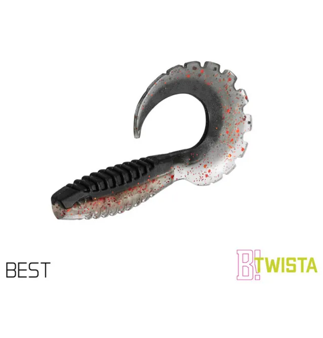Delphin Twista UVs 5 Stück Länge 10cm Best Active Salted Gummiköder-Gummifische / Gummiköder-JJ-Fishing