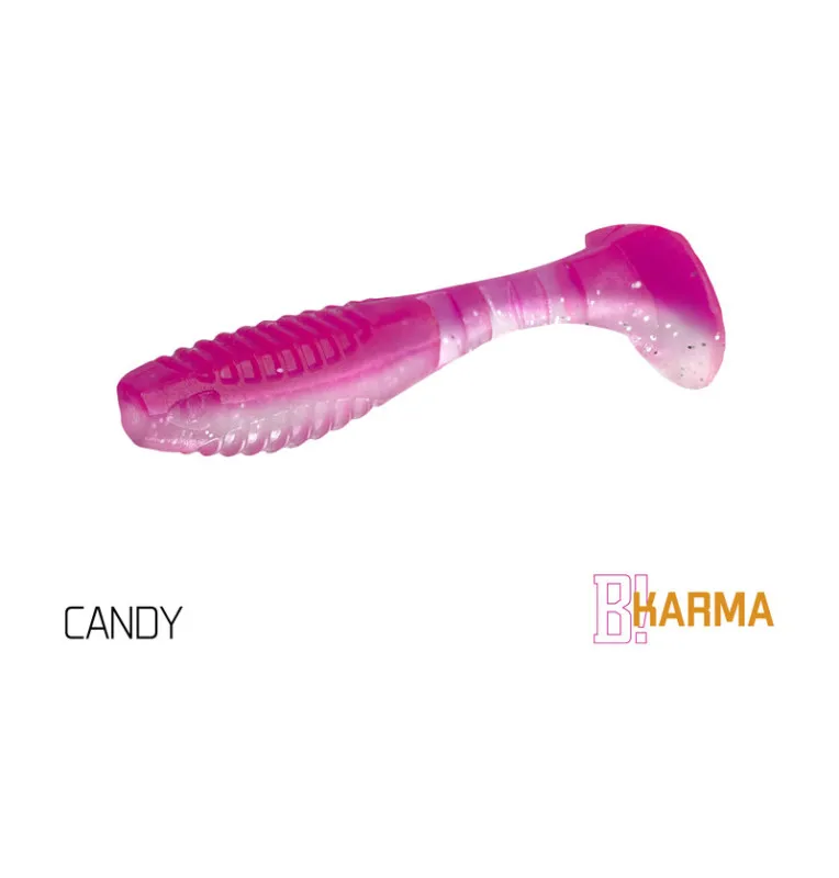 Delphin Karma UVs 5 Stück Länge 8cm Candy Active Salted Gummifische-Gummifische / Gummiköder-JJ-Fishing