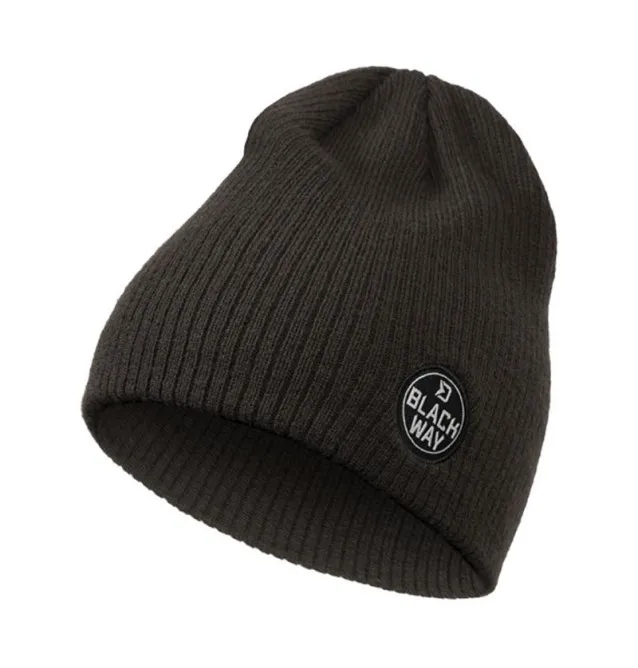 Delphin BlackWay Wintermütze Unisize schwarz Haube-Kappen & Hauben-JJ-Fishing