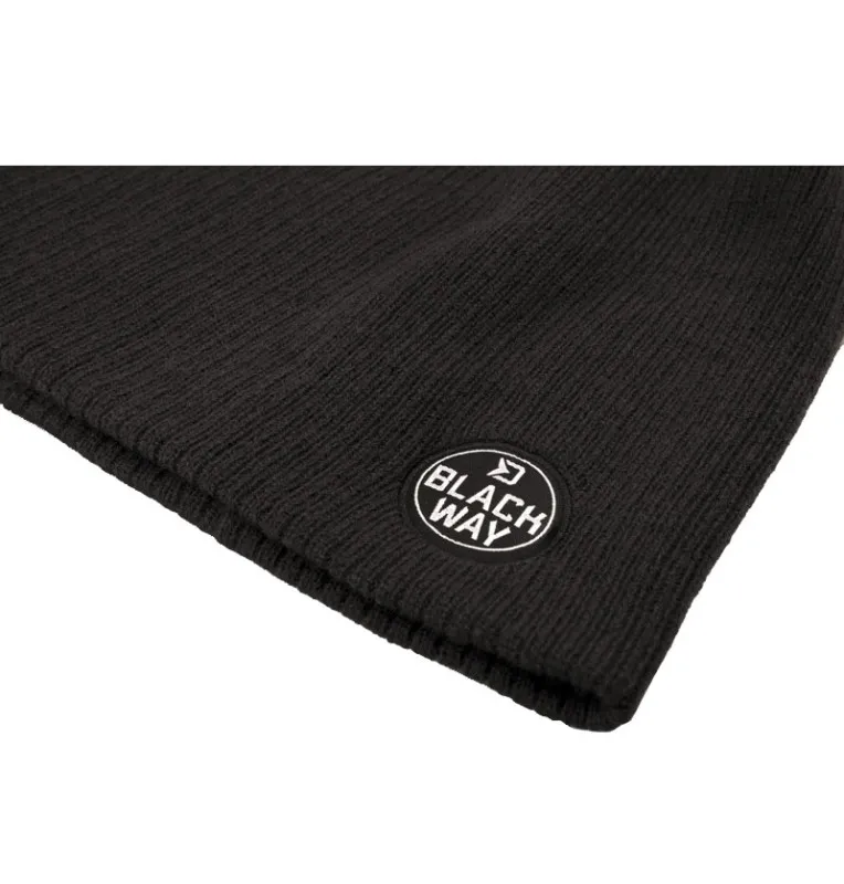 Delphin BlackWay Wintermütze Unisize schwarz Haube-Kappen & Hauben-JJ-Fishing