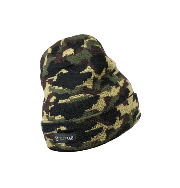 Delphin CamouLed Wintermütze Unisize Haube mit Beleuchtung-Kappen & Hauben-JJ-Fishing