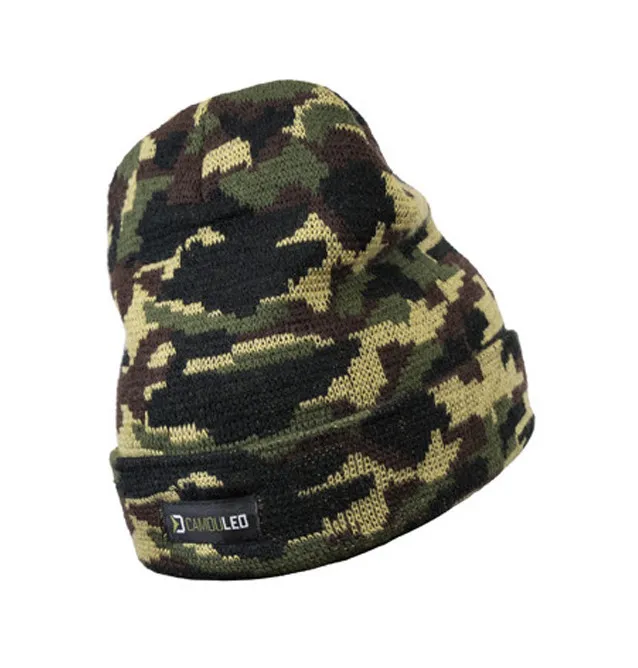 Delphin CamouLed Wintermütze Unisize Haube mit Beleuchtung-Kappen & Hauben-JJ-Fishing