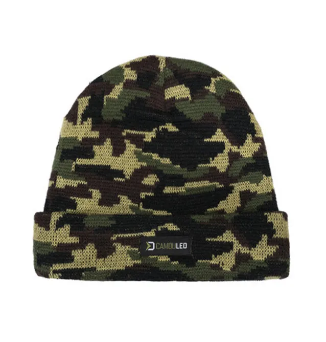 Delphin CamouLed Wintermütze Unisize Haube mit Beleuchtung-Kappen & Hauben-JJ-Fishing