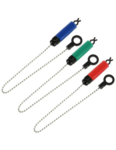 Angling Pursuits Original Indicator Set - 3 Chain Indicators in Case (100)-Bissanzeiger & Bobbins-JJ-Fishing
